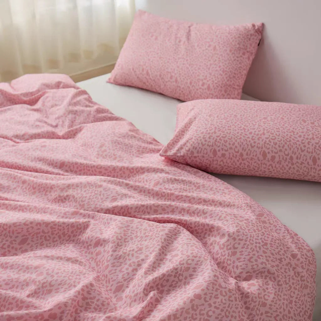 Muse Leopard Print Duvet Cover Bold Cotton Bedding