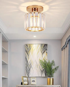 Modern Glass Square Ceiling Light 1-Light