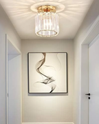 Modern Glass Square Ceiling Light 1-Light