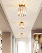 Modern Glass Square Ceiling Light 1-Light