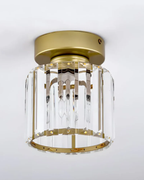 Modern Glass Square Ceiling Light 1-Light