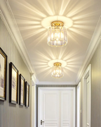 Modern Glass Square Ceiling Light 1-Light