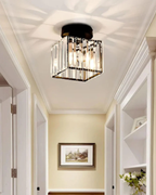 Modern Glass Square Ceiling Light 1-Light
