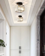 Modern Glass Square Ceiling Light 1-Light