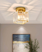 Modern Glass Square Ceiling Light 1-Light