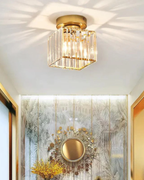 Modern Glass Square Ceiling Light 1-Light