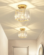 Modern Glass Square Ceiling Light 1-Light