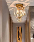 Modern Glass Square Ceiling Light 1-Light