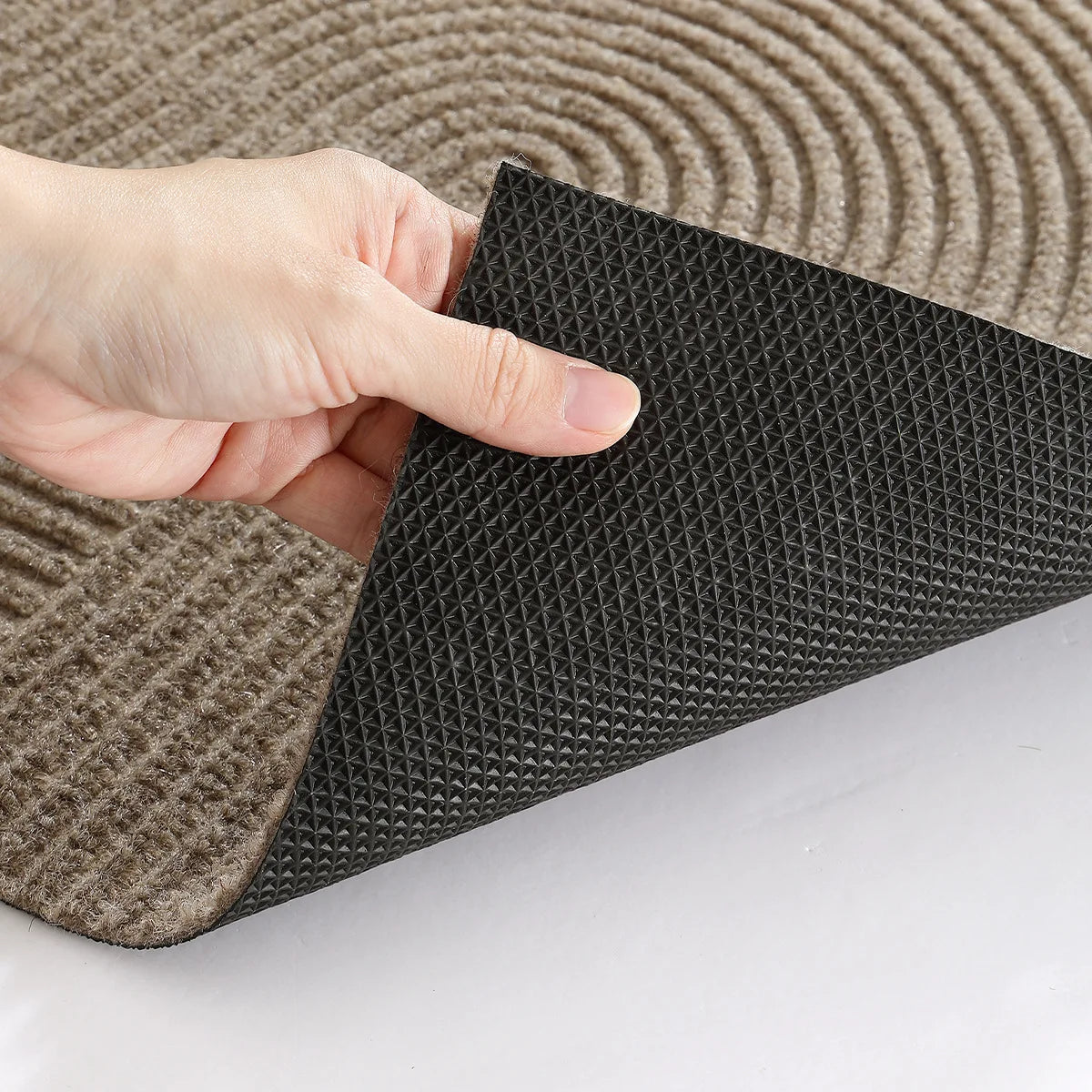 Nordic Geometric PVC Entrance Rug