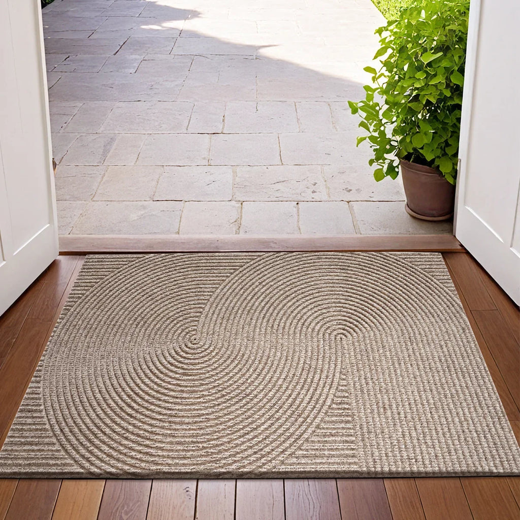 Nordic Geometric PVC Entrance Rug