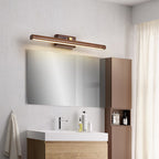 Nordic Walnut Cylinder LED Wall Sconce Lamp 1-Light