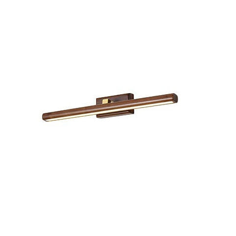 Nordic Walnut Cylinder LED Wall Sconce Lamp 1-Light