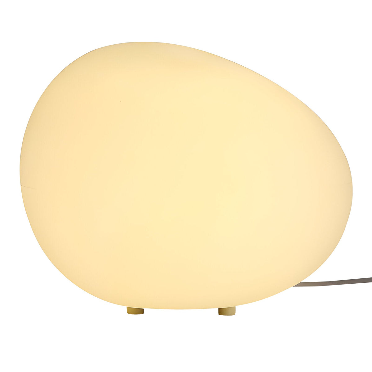 Nordic Stone-Shaped LED Table Lamp 1-Light