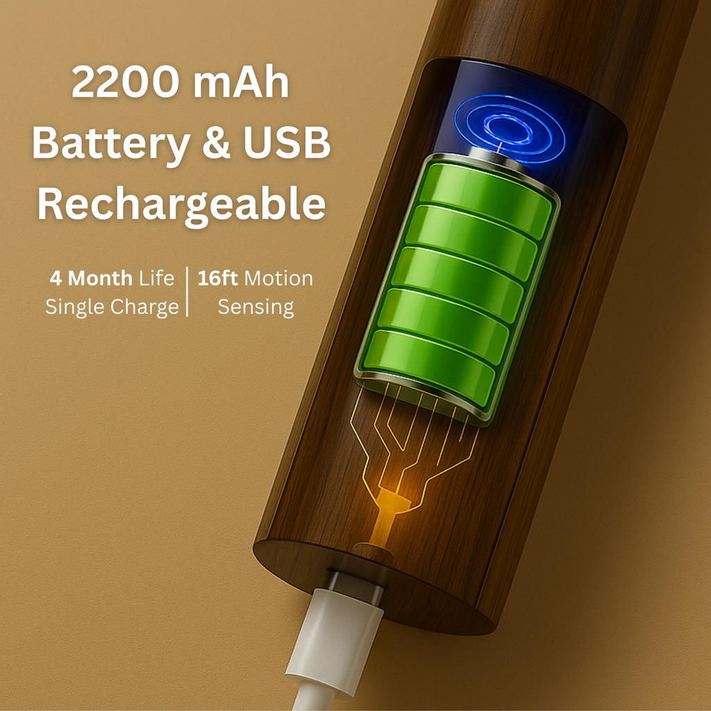 Rechargeable Wall Sconce – Battery Operated Wireless LED Wall Light