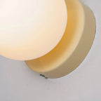 Nordic Glass Globe Wall Sconce LED 1-Light