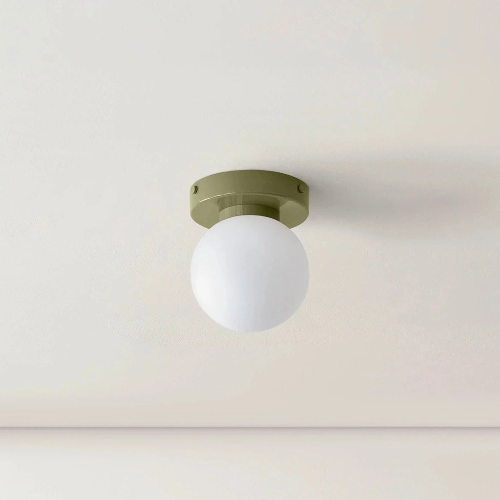 Nordic Glass Globe Wall Sconce LED 1-Light
