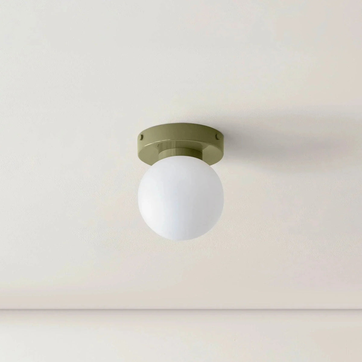 Nordic Glass Globe Wall Sconce LED 1-Light