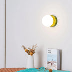 Nordic Glass Globe Wall Sconce LED 1-Light