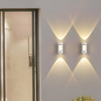 Nordic Minimalist Acrylic Rectangular Outdoor Wall Light LED Up-Down