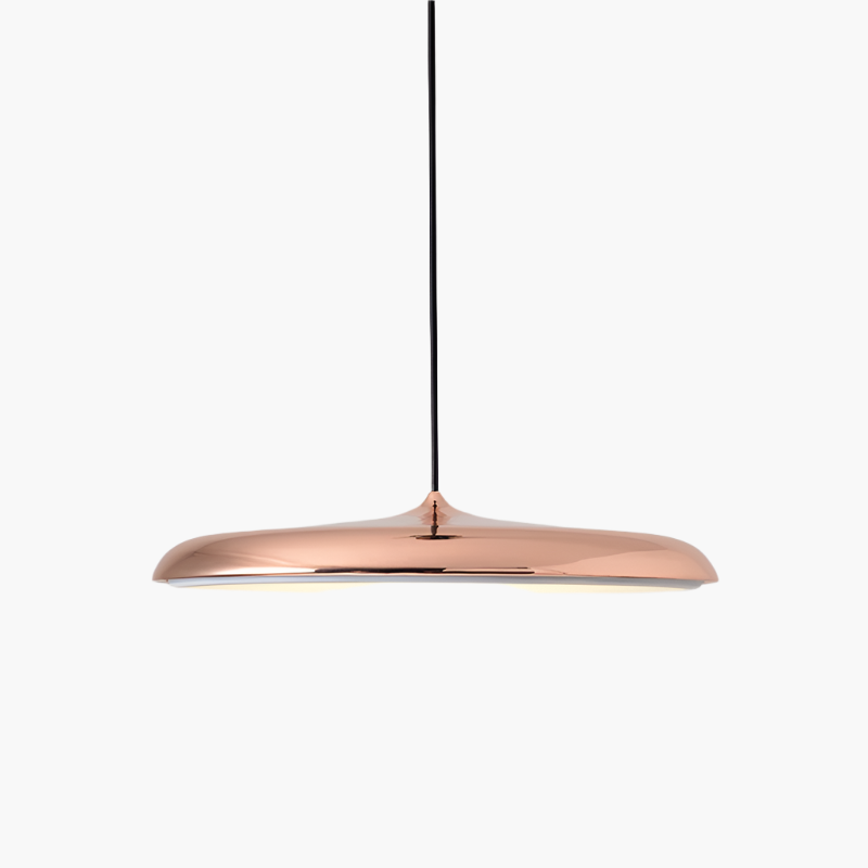 Scandinavian Round Pendant Light LED 1-Light