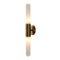 Nordic Water-Ripple Glass Brass Wall Sconce LED 1-Light