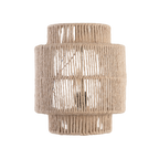 Vintage Bohemian Hand-Woven Rope Wall Sconce LED 1-Light