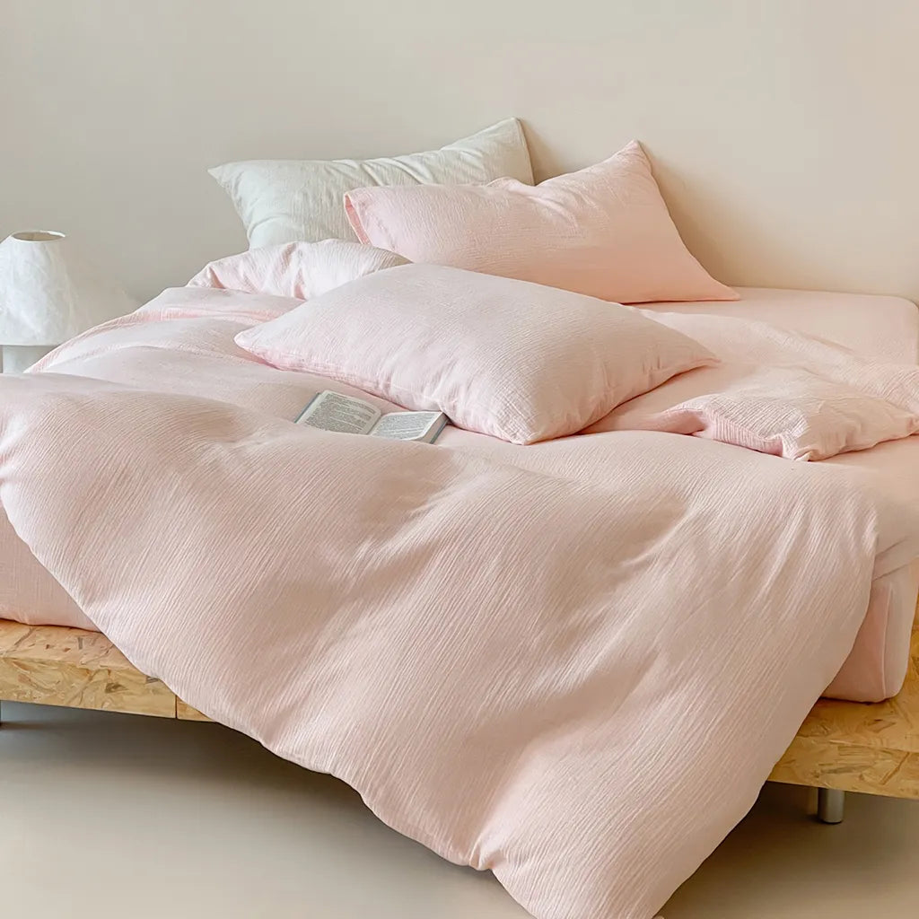 Organic Gauze Duvet Cover Soft Breathable Cotton Bedding