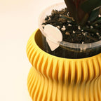Selene Self Watering Planter Lemon Yellow Modern Indoor Plant Pot Home Decor