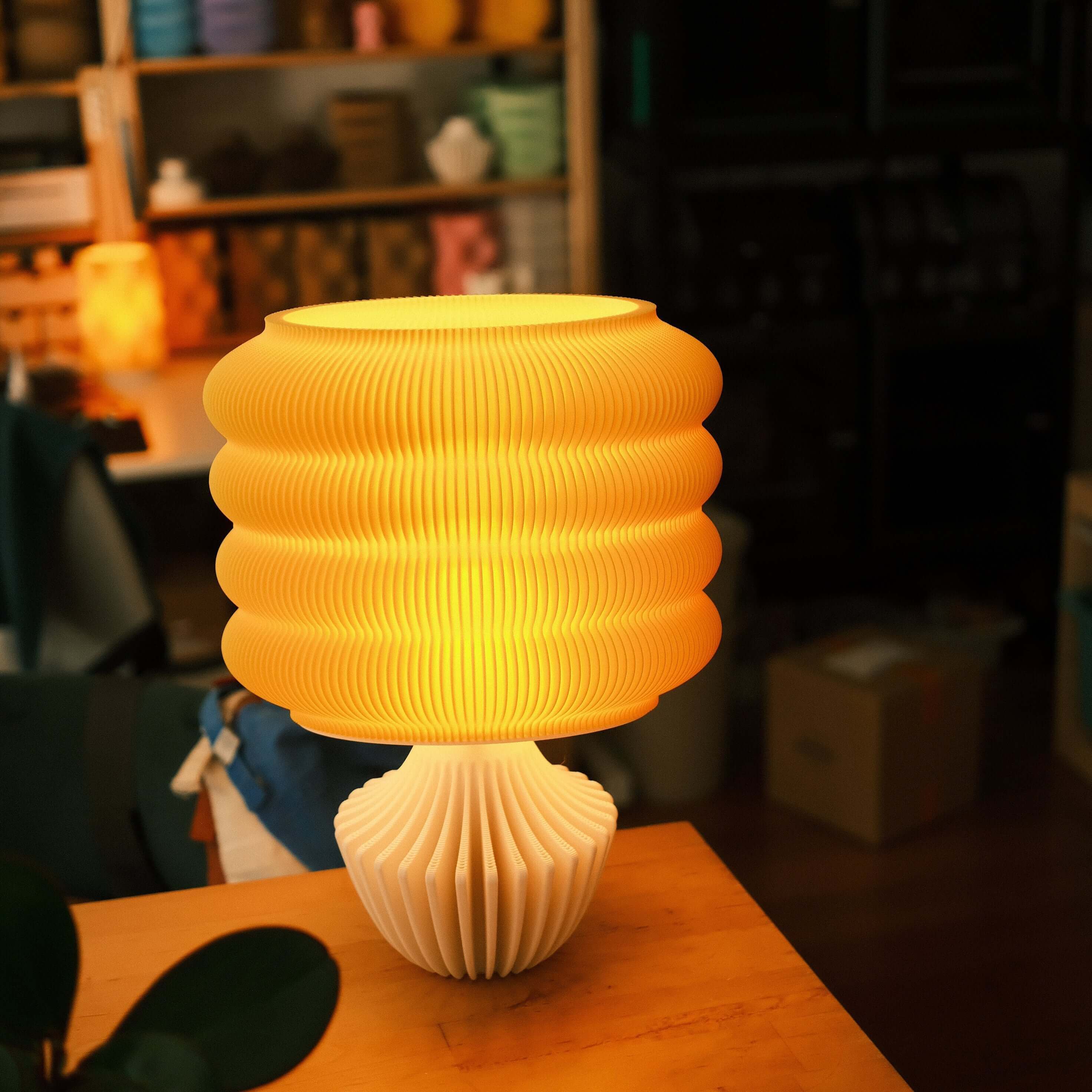 Limoncello Table Lamp Citrus Yellow Aesthetic LED Desk Light Glenbrookhome