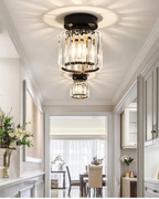 Modern Glass Square Ceiling Light 1-Light