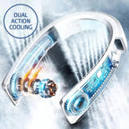 AeroChill Neck Fan Rechargeable Wearable Bladeless
