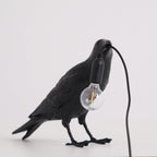 Creative Raven Resin LED Plug-In Table Lamp 1-Light