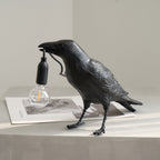 Creative Raven Resin LED Plug-In Table Lamp 1-Light