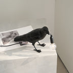 Creative Raven Resin LED Plug-In Table Lamp 1-Light