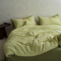 Relaxed Seersucker Cotton Duvet Cover Breathable Bedroom