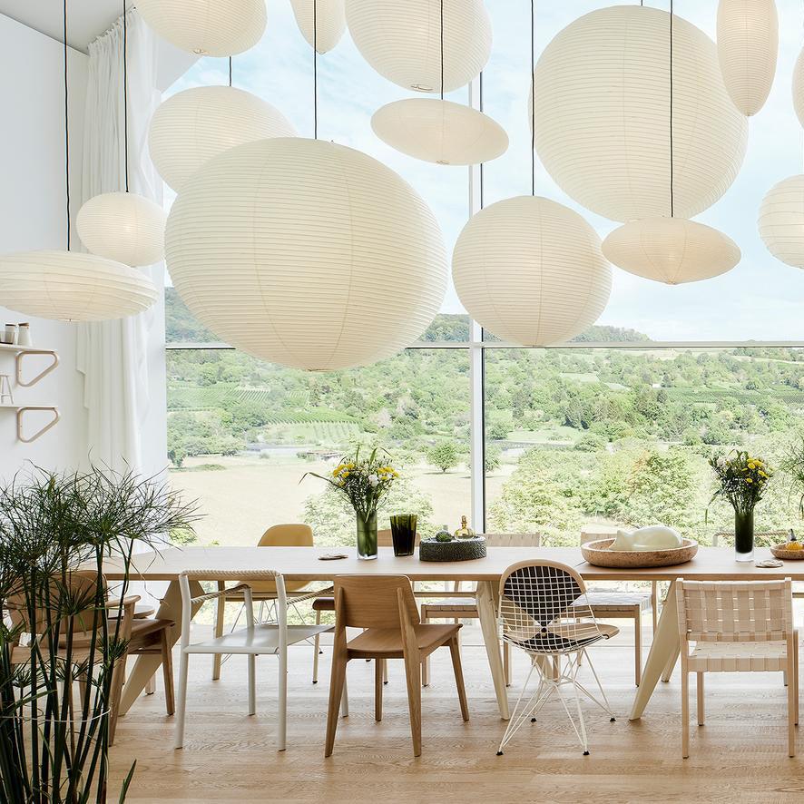 Japanese Washi Paper Globe Pendant Light 1-Light