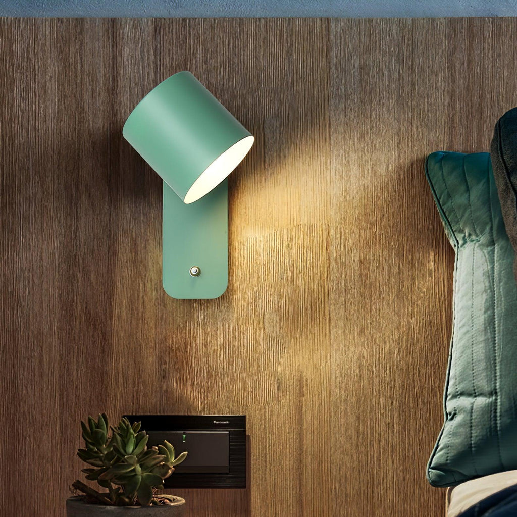 Modern Minimalist Rotatable Cylinder LED Wall Sconce 1-Light