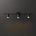 Modern Brass Double Cylinder Adjustable Wall Spotlight
