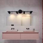 Modern Brass Double Cylinder Adjustable Wall Spotlight