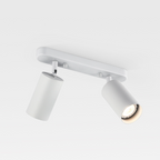 Modern Adjustable Two-Head LED Ceiling Spotlight – Directional Track Lighting Fixture