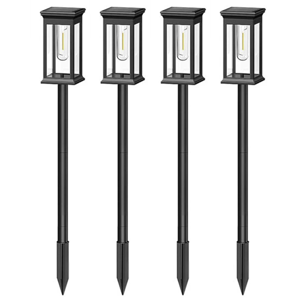 Solar Path Lights Outdoor IP65 Waterproof LED Landscape Lighting for Driveway Lawn