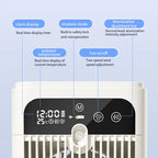 Mini USB Desktop Fan Portable 3000mAh Rechargeable Water Tank