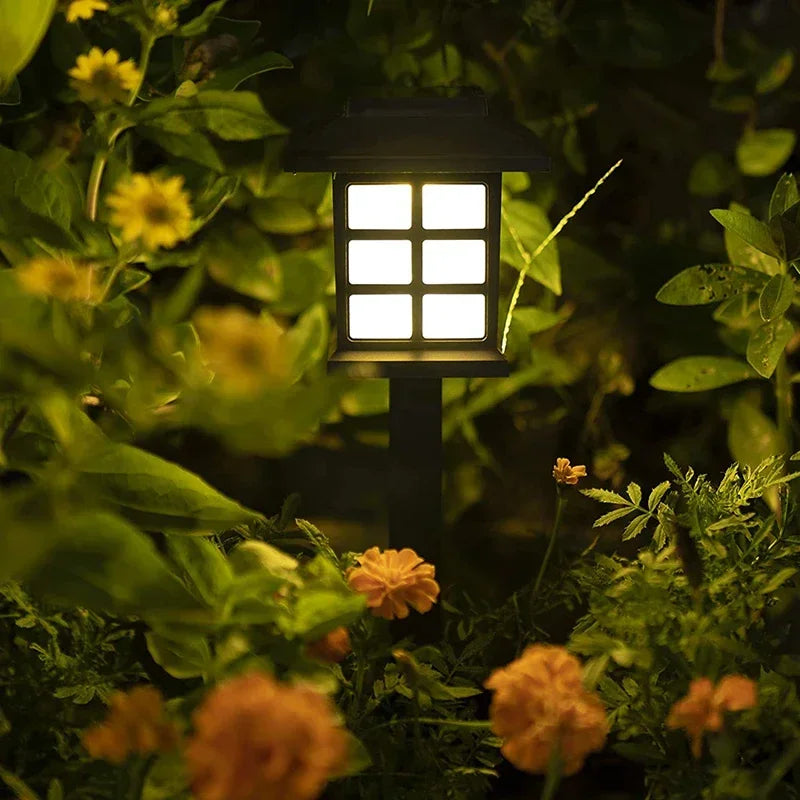 Solar LED Pathway Lights Outdoor Waterproof Garden Walkway Driveway Stake Lamps
