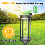 Solar Path Lights Outdoor IP65 Waterproof LED Landscape Lighting for Driveway Lawn