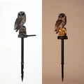 Solar Owl Garden Light LED Outdoor IP44 Resin Lawn Patio Farm Pond Landscape Decor