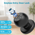 Smart Door Lock Fingerprint App Passcode Touchscreen Keypad