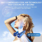 Wearable Neck Fan Portable Air Conditioner Bladeless Rechargeable