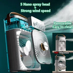 3-in-1 Portable Air Cooler Fan LED Night Light Humidifier