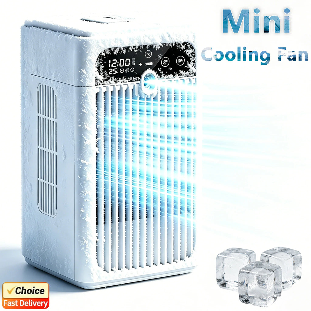 Mini USB Desktop Fan Portable 3000mAh Rechargeable Water Tank