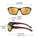 Polarized Sport Sunglasses – Wraparound Mirrored Lens UV400
